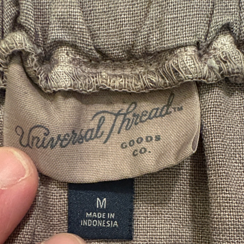 Universal Thread Button-Front A-Line Midi Skirt i… - image 2